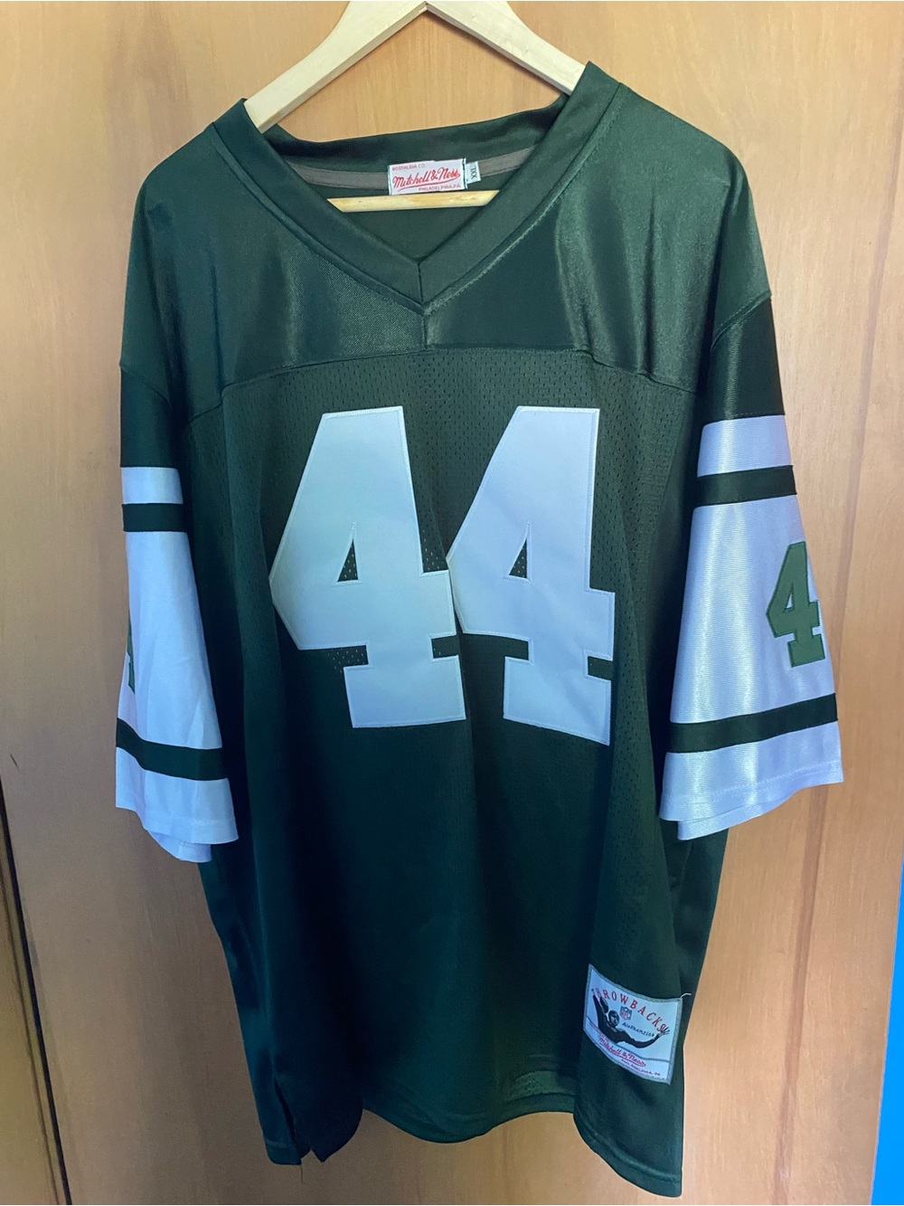 Mitchell & Ness New York Jets John Riggins Throwback Football Jersey